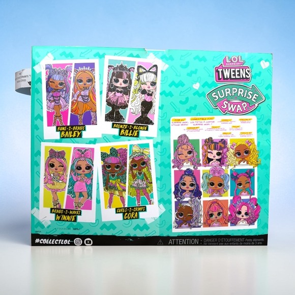 LOL SURPRISE OMG TWEENS SURPRISE SWAP CORA FASHION DOLL 20 Surprises  NEW - Picture 2 of 5